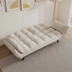 57 Futon Sofa Bed, Convertible Folding Futon Couch Recliner Lounge For Living Room