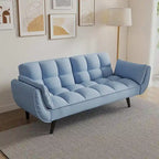 57 Futon Sofa Bed, Convertible Folding Futon Couch Recliner Lounge For Living Room