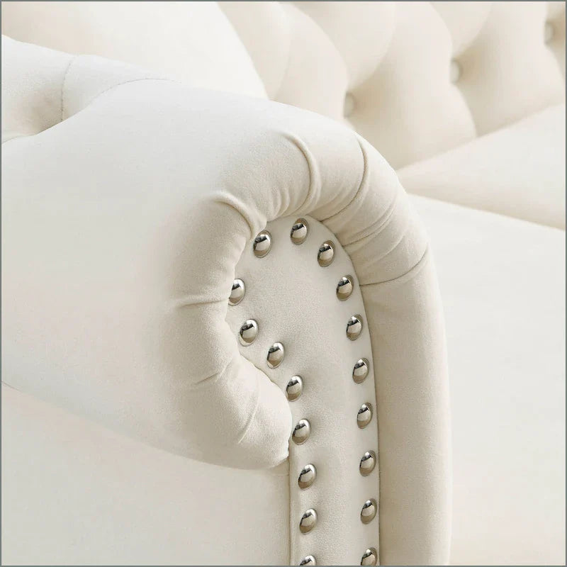 Chesterfield Sofa Grey Living Room