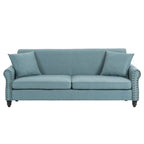 73 Sofa with Nailhead Trim Rolled Arms