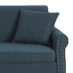 73 Sofa with Nailhead Trim Rolled Arms