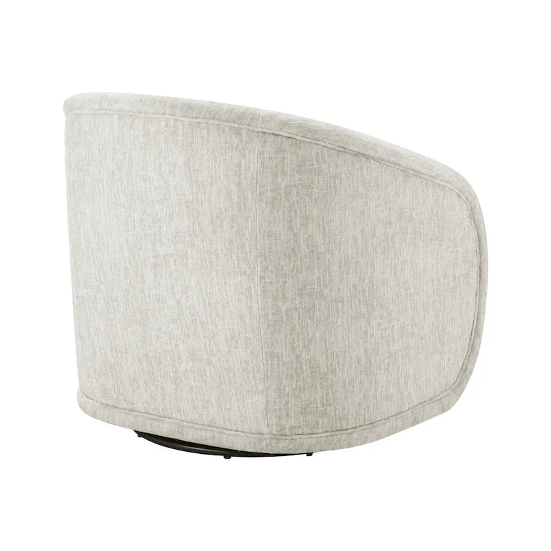 Margareth Fabric Swivel Accent Arm Chair