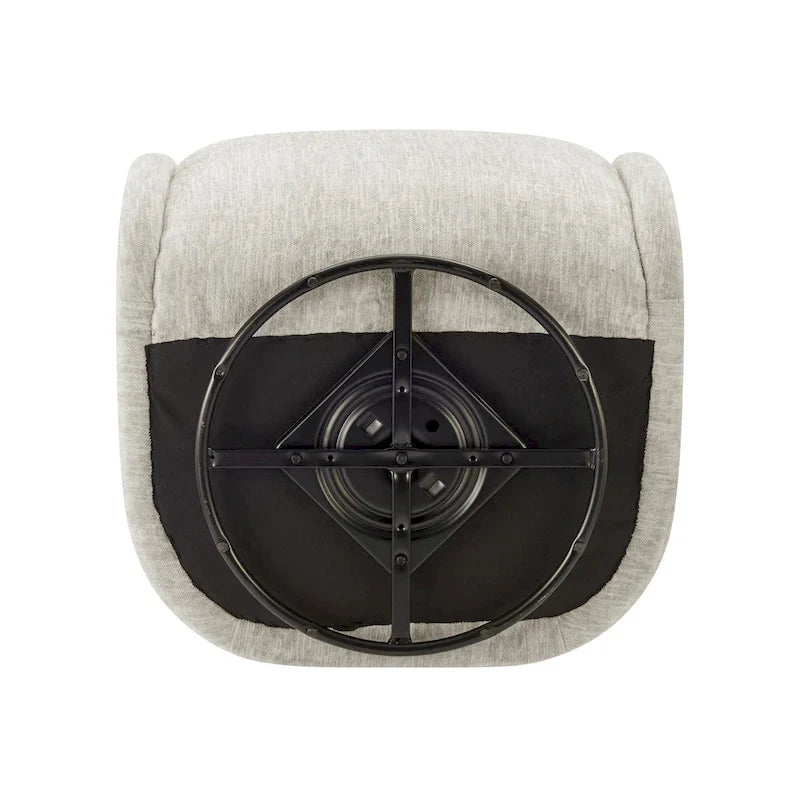 Margareth Fabric Swivel Accent Arm Chair
