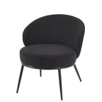 Mid Century Velvet Upholstered Living Room Accent Chair