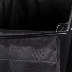 3-Bag Laundry Center, Smooth Laminate Shelving, Sturdy Steel Frame, Hanging Bar, Wheeling and Stationary Feet Options
