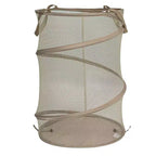 Pop-Up Mesh Laundry Hamper, Springform Steel Frame, Mesh Lining for Air Circulation, Large Capacity, Easy Set-Up, Compact Storage