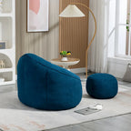 Bedding Bean Bag Sofa Chair With Footrest