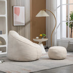 Bedding Bean Bag Sofa Chair With Footrest
