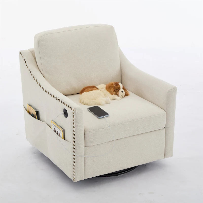 360 Degree Swivel Rotating Accent Chair