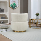 360 Degree Swivel Cuddle Barrel Accent Sofa Chairs