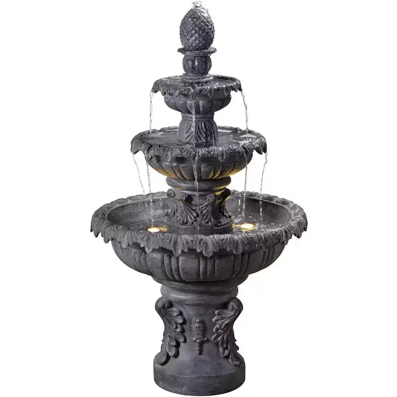 Ibiza 46 High 3-Tiered Traditional Fountain by John Timberland