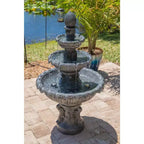 Ibiza 46 High 3-Tiered Traditional Fountain by John Timberland