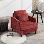 Wood Frame Armchair,Modern Accent Chair Lounge Chair for Living Room