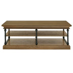 Barnstone Cornice Rectangle Storage Shelf Coffee Table by iNSPIRE Q Artisan