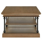 Barnstone Cornice Rectangle Storage Shelf Coffee Table by iNSPIRE Q Artisan