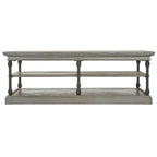 Barnstone Cornice Rectangle Storage Shelf Coffee Table by iNSPIRE Q Artisan