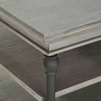 Barnstone Cornice Rectangle Storage Shelf Coffee Table by iNSPIRE Q Artisan