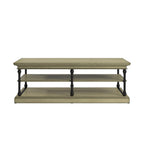 Barnstone Cornice Rectangle Storage Shelf Coffee Table by iNSPIRE Q Artisan