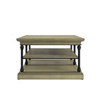 Barnstone Cornice Rectangle Storage Shelf Coffee Table by iNSPIRE Q Artisan