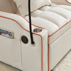 Convertible Sleeper Chair Sofa Bed Adjustable
