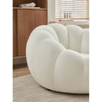 Tristica 3D Fabric Upholstered Accent Chair and Ottoman