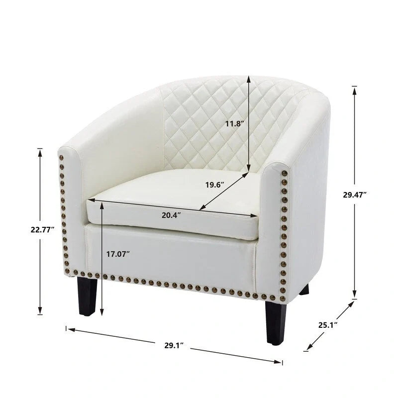 COOLMORE accent Barrel chair living room chair