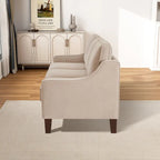 Modern Velvet Loveseat 2 Seater Sofa For Living Room