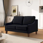 Modern Velvet Loveseat 2 Seater Sofa For Living Room