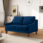 Modern Velvet Loveseat 2 Seater Sofa For Living Room