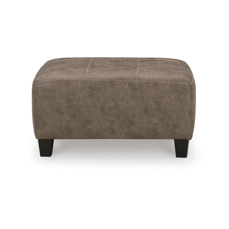 Signature Design by Ashley Navi Fossil Oversized Accent Ottoman