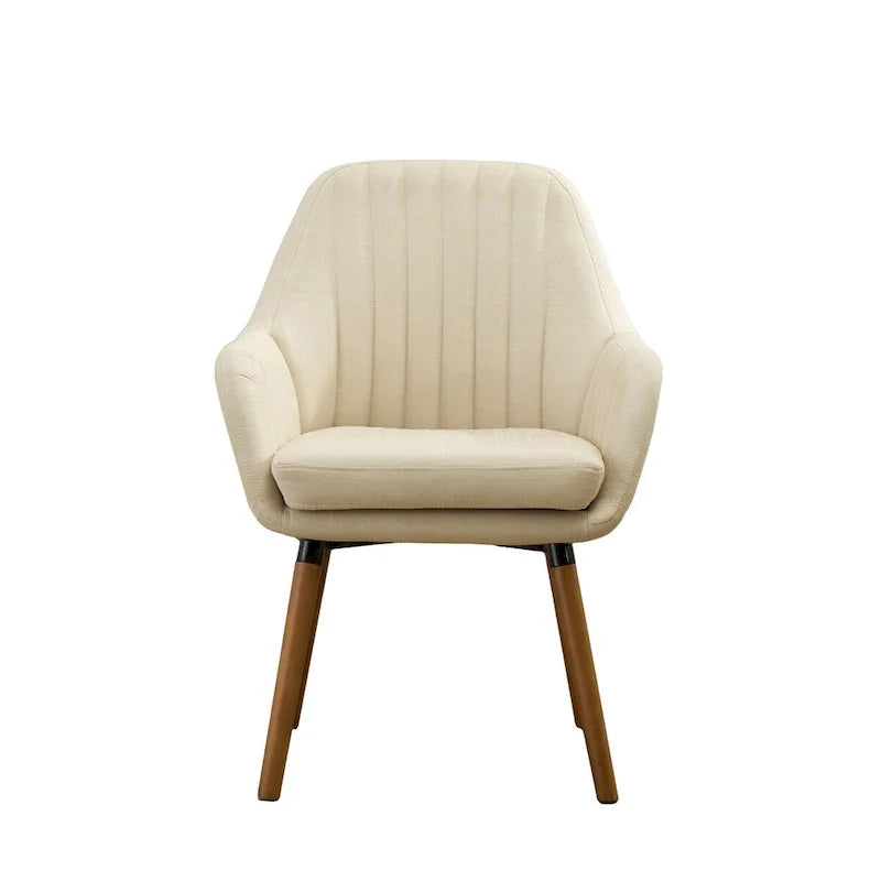 Contemporary Fabric Upholstered Accent Chair