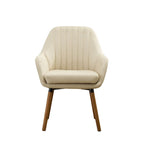 Contemporary Fabric Upholstered Accent Chair