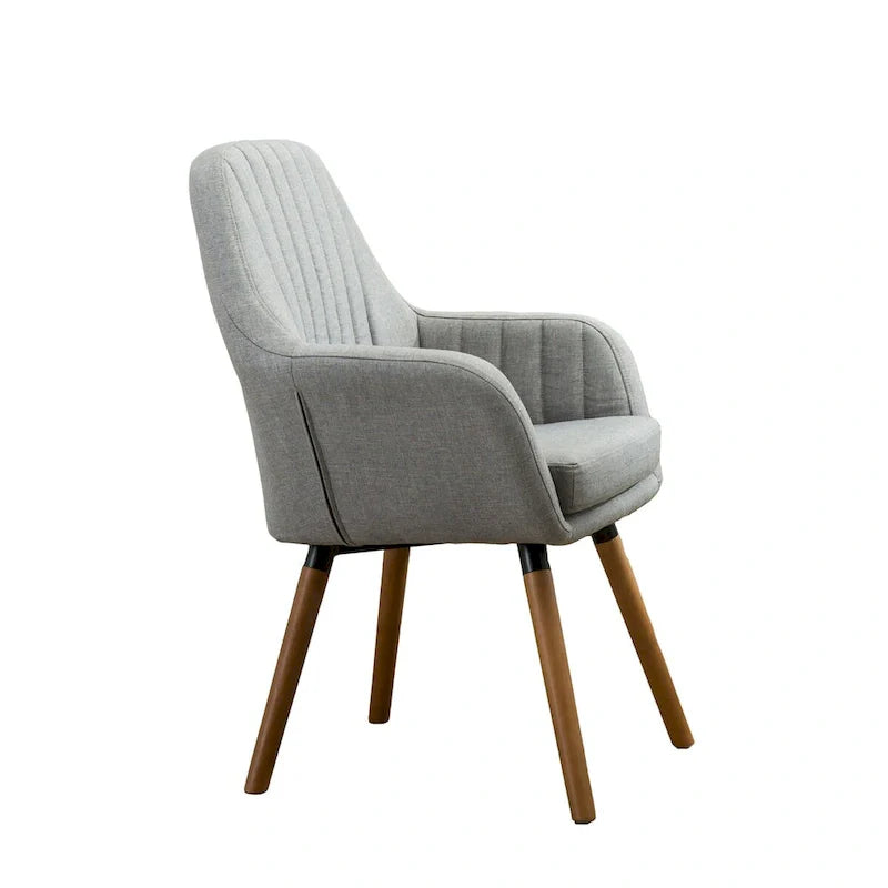 Contemporary Fabric Upholstered Accent Chair