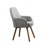 Contemporary Fabric Upholstered Accent Chair