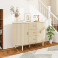 Accent Cabinet with Smoothly Sliding Tambour Doors