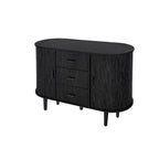 Accent Cabinet with Smoothly Sliding Tambour Doors