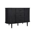 Accent Cabinet with Smoothly Sliding Tambour Doors