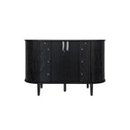 Accent Cabinet with Smoothly Sliding Tambour Doors
