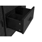 Accent Cabinet with Smoothly Sliding Tambour Doors