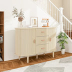 Accent Cabinet with Smoothly Sliding Tambour Doors