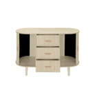 Accent Cabinet with Smoothly Sliding Tambour Doors