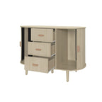 Accent Cabinet with Smoothly Sliding Tambour Doors