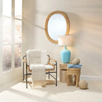 Jamie Young Dylan Wood Round Side Table