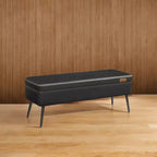 Storage Ottoman Bench, Entryway Bedroom Bench, Storage Bench Safety Hinges, Loads 660 lb