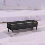 Storage Ottoman Bench, Entryway Bedroom Bench, Storage Bench Safety Hinges, Loads 660 lb