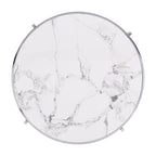 Modern Coffee Table With Sintered Stone Top and Sturdy Metal Frame