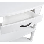 Wood Triangle Corner Side Table for Small Spaces Living Room