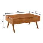 Pella Lift Top Coffee Table, Copper