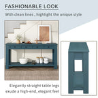 Console Table for Entryway Hallway Sofa Table with Storage Drawers and Bottom Shelf