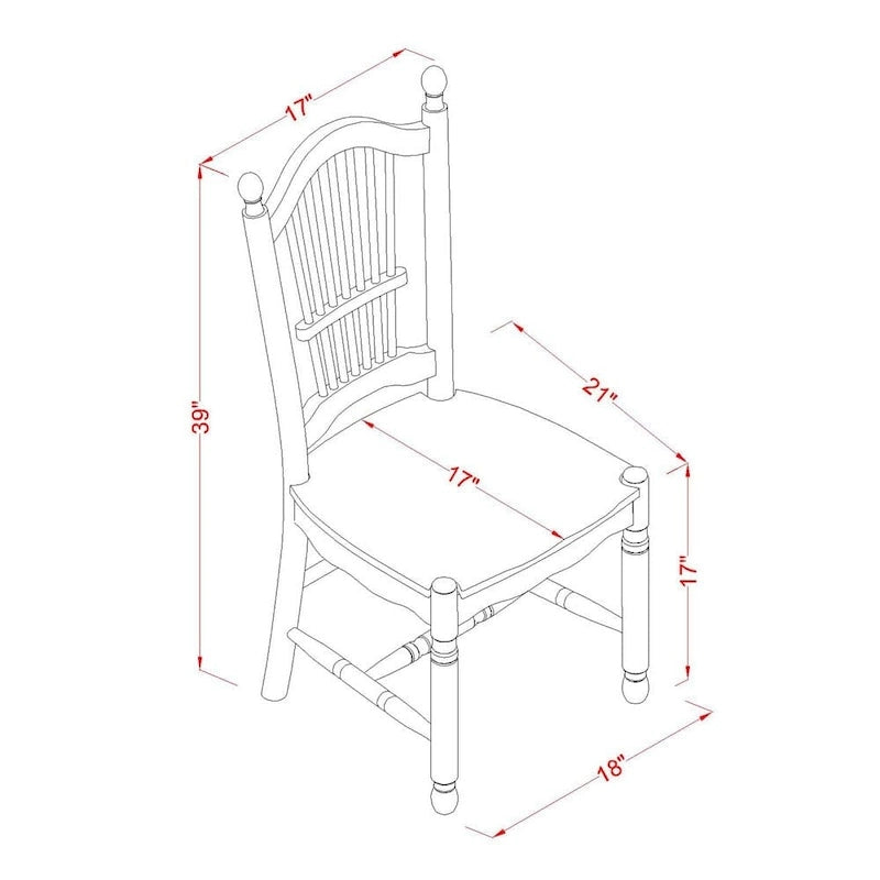 East West Furniture Dining Set- an Oval Dining Table and Wood Seat Chairs, Linen White(Pieces Options)